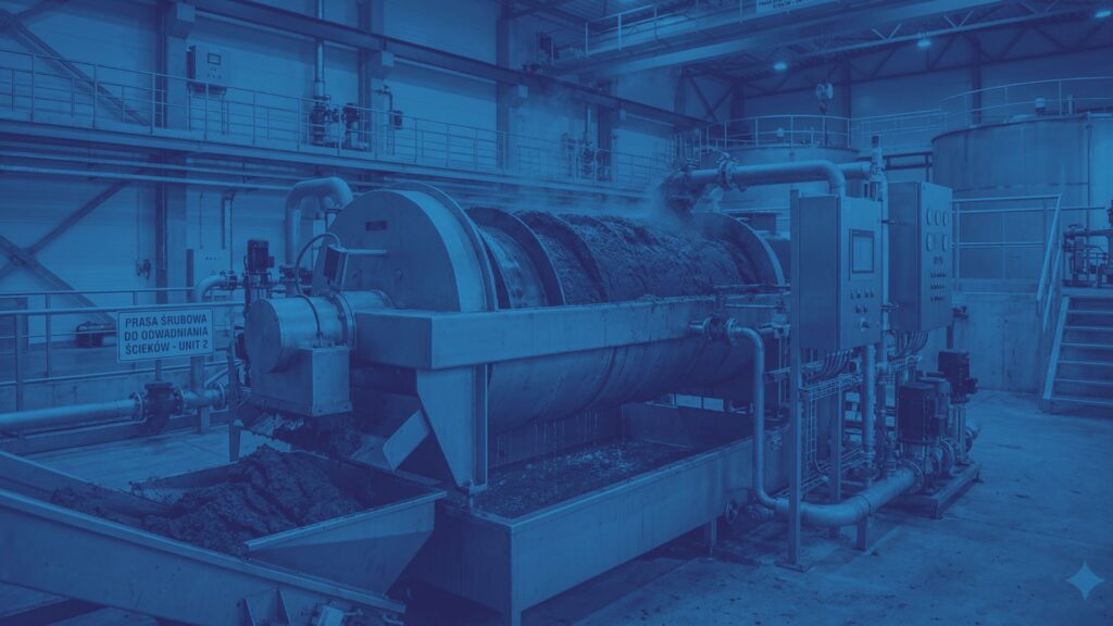 odwadnianie osadów ściekowych