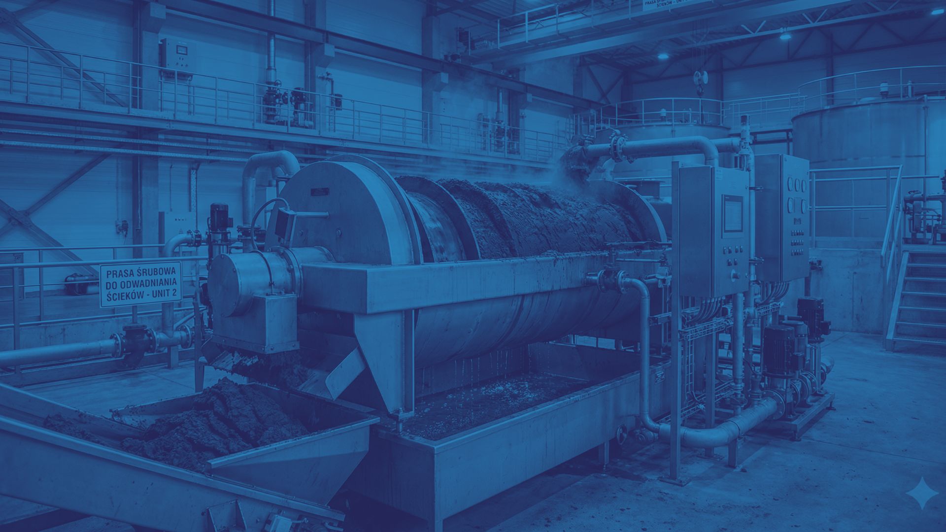 odwadnianie osadów ściekowych